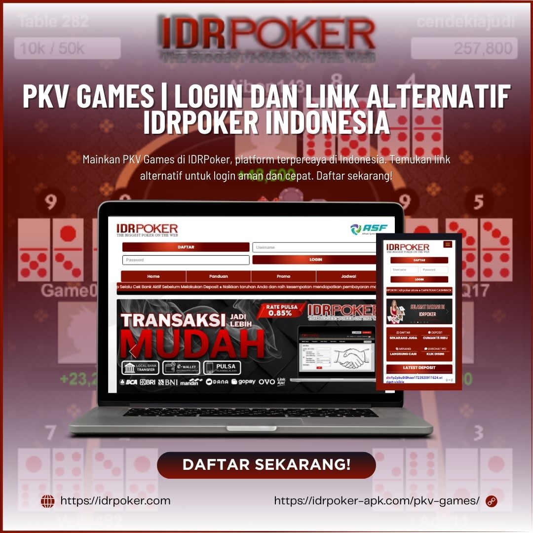 IDRpoker Promosi: Bonus & Penawaran Menarik Setiap Hari